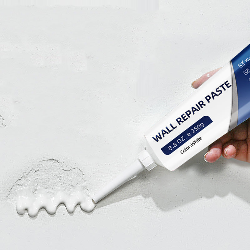 【Father's Day Gift】Drywall Patch Repair Kit with 250g Quick-Drying Wall Mending Agent, Multi-Functional Heavy-Duty Concrete Sealant, Waterproofing Adhesive Caulk, Self-Adhesive Paste