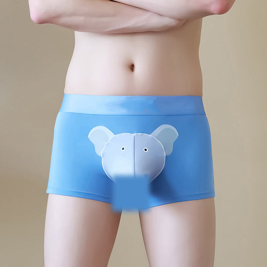 Åndbar boxerbukser til mænd med 3D-pose