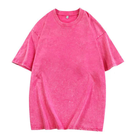 Oversized Tshirts Unisex Gym Vintage Heavyweight T Shirts Cotton Workout Acid Wash Baggy Tees