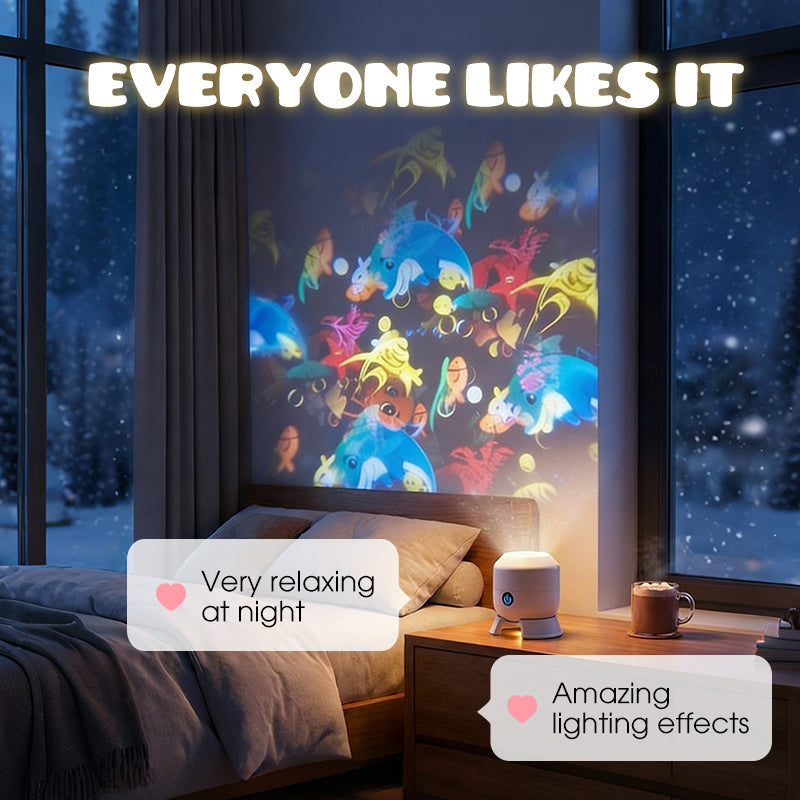 🥳2026 HOT SALE🥳💞50K+ SOLD!💥👵🌈 50% OFF! Dynamic Rotating LED Light Projector – Calm & relaxation for your home. Gentle moving lights ease restless nights. Perfect for bedroom or living room. 🌙✨
