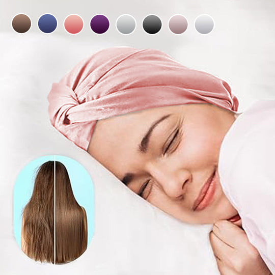 Blissy Silk Bonnet – 100% Mulberry Silk – Anti-Frizz Hair Protection – Extends Blowouts