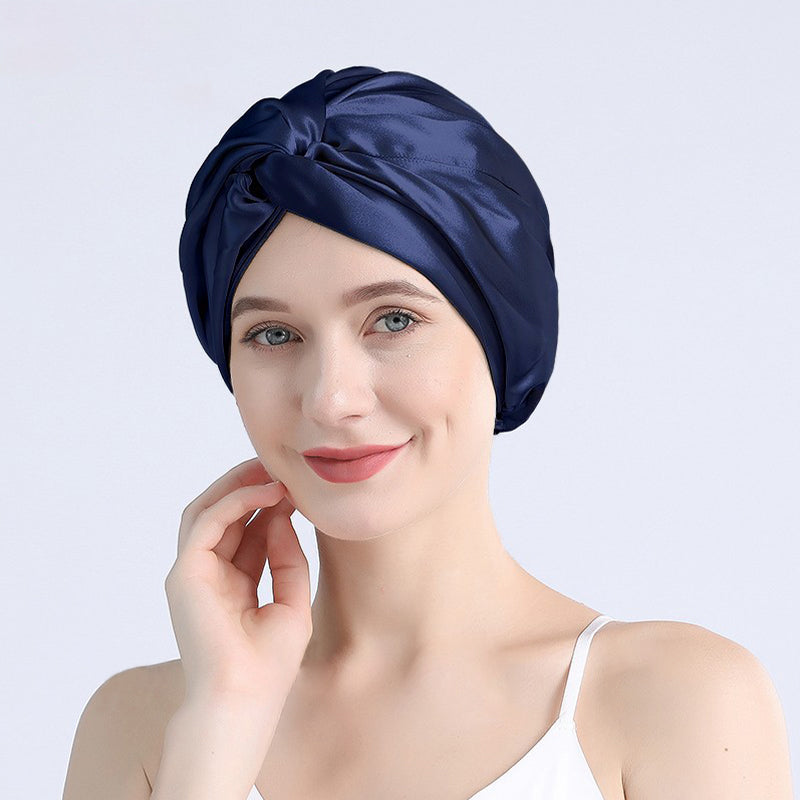 Blissy Silk Bonnet – 100% Mulberry Silk – Anti-Frizz Hair Protection – Extends Blowouts