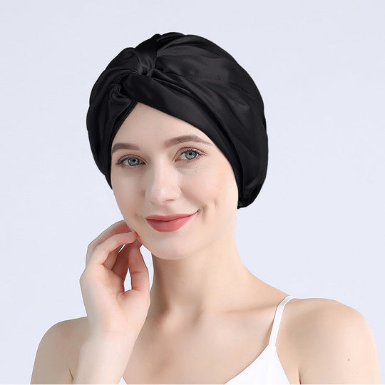 Blissy Silk Bonnet – 100% Mulberry Silk – Anti-Frizz Hair Protection – Extends Blowouts
