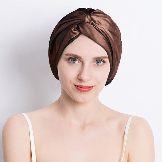 Blissy Silk Bonnet – 100% Mulberry Silk – Anti-Frizz Hair Protection – Extends Blowouts