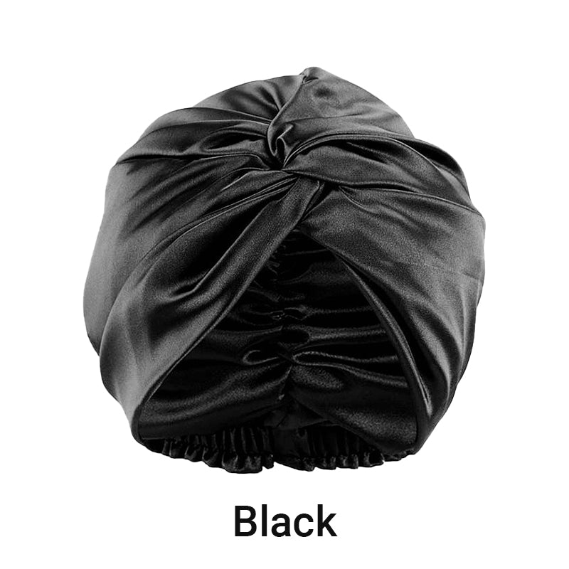 Blissy Silk Bonnet – 100% Mulberry Silk – Anti-Frizz Hair Protection – Extends Blowouts