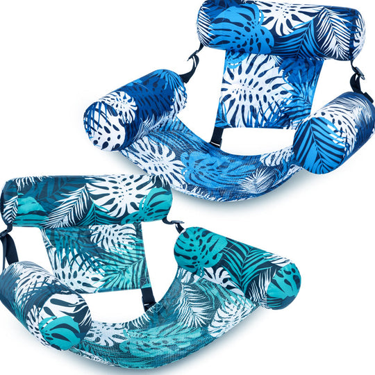 💺🌴 Silla flotante inflable – Hoja tropical &  Ultraligero 260 g 🌊