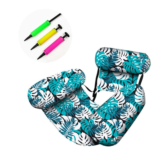 💺🌴 Silla flotante inflable – Hoja tropical &  Ultraligero 260 g 🌊