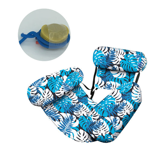 💺🌴 Silla flotante inflable – Hoja tropical &  Ultraligero 260 g 🌊