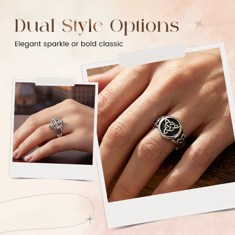 💍Vintage Trinity Celtic Knot Ring