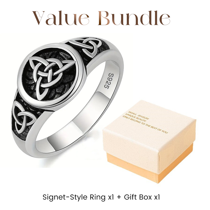💍Vintage Trinity Celtic Knot Ring