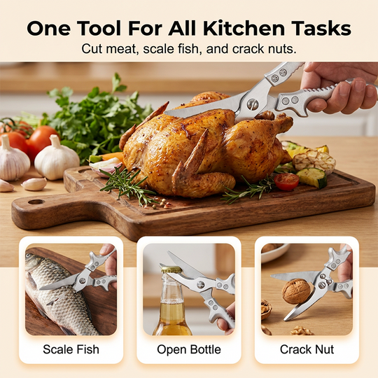 Heavy-Duty Multi-functional Kitchen Shears