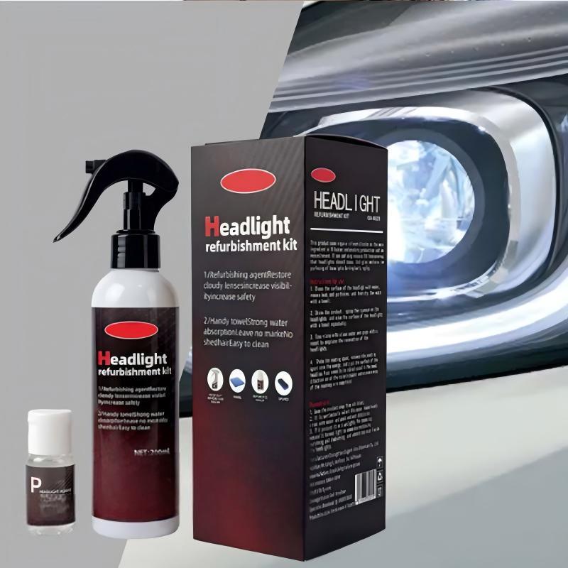🔥Buy 3 Get 1 Free🔥 Car Headlight Cleaning & Restoration Agent – Scratch Remover, UV Protection & Anti-Yellowing 🚗