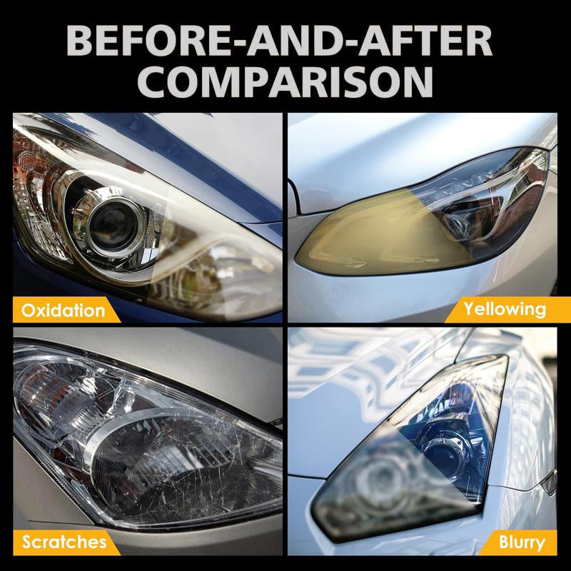 🔥Buy 3 Get 1 Free🔥 Car Headlight Cleaning & Restoration Agent – Scratch Remover, UV Protection & Anti-Yellowing 🚗