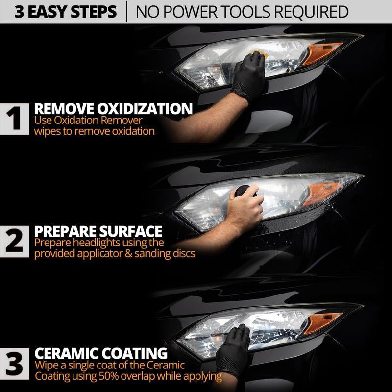 🔥Buy 3 Get 1 Free🔥 Car Headlight Cleaning & Restoration Agent – Scratch Remover, UV Protection & Anti-Yellowing 🚗