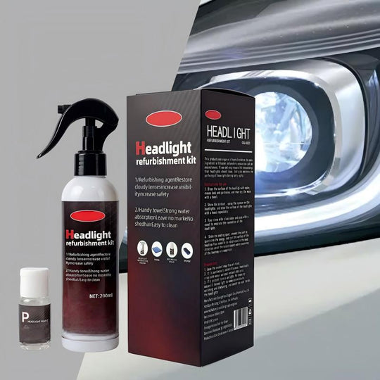🔥Buy 3 Get 1 Free🔥 Car Headlight Cleaning & Restoration Agent – Scratch Remover, UV Protection & Anti-Yellowing 🚗