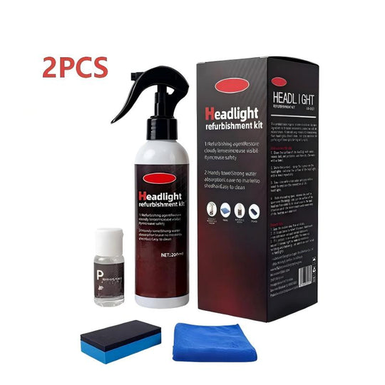 🔥Buy 3 Get 1 Free🔥 Car Headlight Cleaning & Restoration Agent – Scratch Remover, UV Protection & Anti-Yellowing 🚗