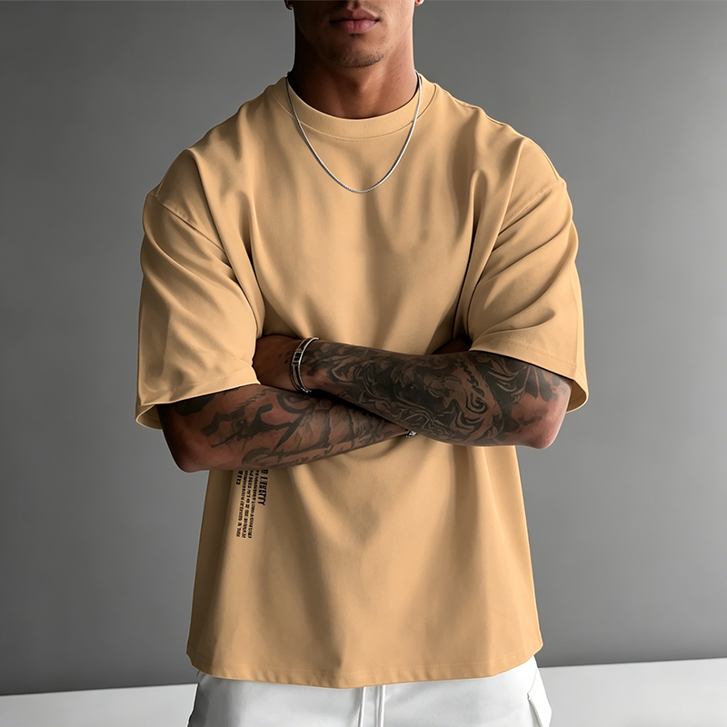 📢📢خصم ٥٠٪!! ⏰قميص Herren Urban Style فضفاض بقصة Kurzarm
