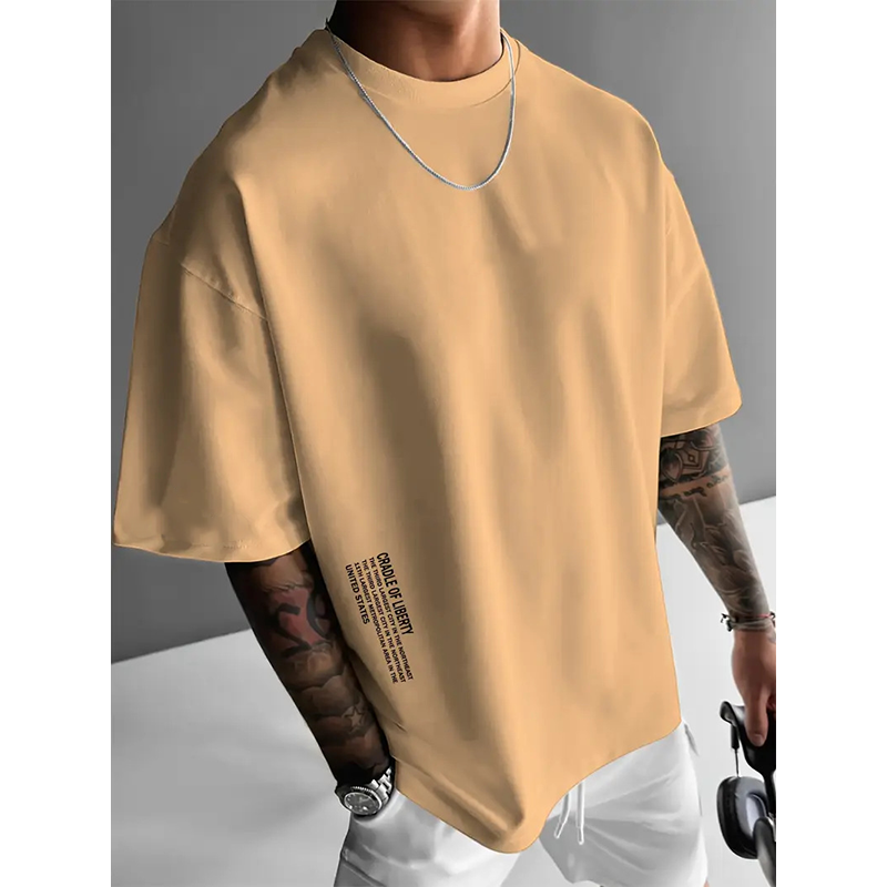 📢📢خصم ٥٠٪!! ⏰قميص Herren Urban Style فضفاض بقصة Kurzarm