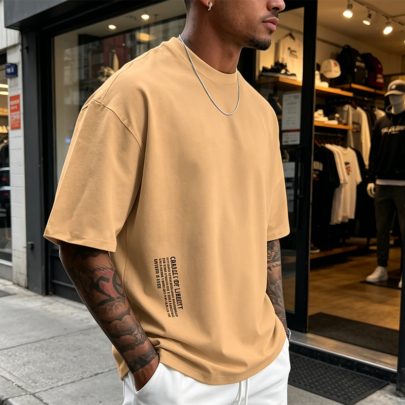 🥳SUMMER HOT SALE🥳💞50K+ SOLD!💥50% OFF! 🔥Urban Cotton Blend Tee – From Day to Night 🌞🌙【Flash Sale】