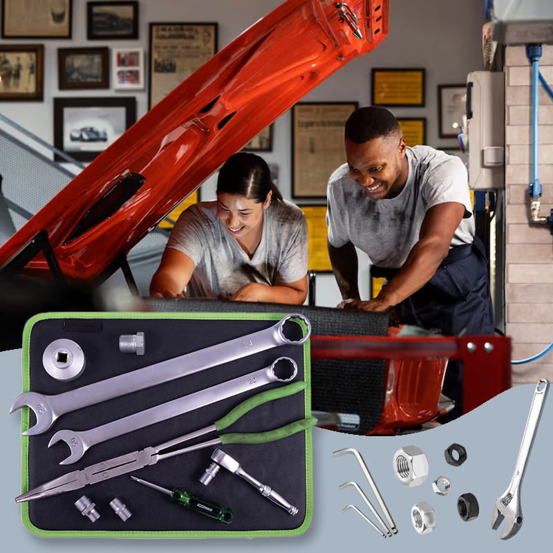 Flexible Magnetic Tool Mat & Tray Holder - Magnetic Tool Tray, Flexible Magnetic Mat, PVC & Non-Slip for Garage Workshop, Auto Repair Tools fathersdaygiftideas fathersdaygift