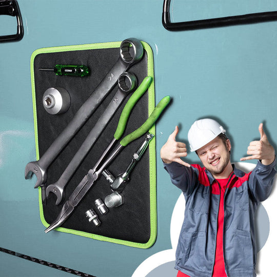 Flexible Magnetic Tool Mat & Tray Holder - Magnetic Tool Tray, Flexible Magnetic Mat, PVC & Non-Slip for Garage Workshop, Auto Repair Tools fathersdaygiftideas fathersdaygift