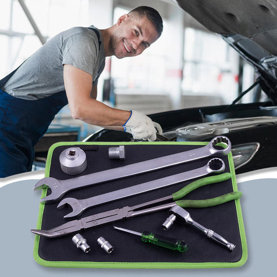 Flexible Magnetic Tool Mat & Tray Holder - Magnetic Tool Tray, Flexible Magnetic Mat, PVC & Non-Slip for Garage Workshop, Auto Repair Tools fathersdaygiftideas fathersdaygift
