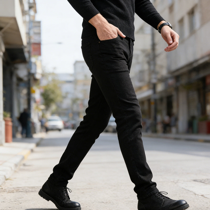 🎁Νέα άφιξη με έκπτωση 49%💥 Ανδρικά τζιν κλασικής ελαστικής γραμμής με στενή εφαρμογή— Δωρεάν αποστολή για δύο τεμάχια