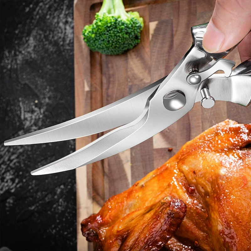 ✂️ NUR FÜR KURZE ZEIT 50% RABATT! 🔪 Hochleistungs-Küchenschere – federbelastet, schneidet Knochen &  Kräuter 🌿