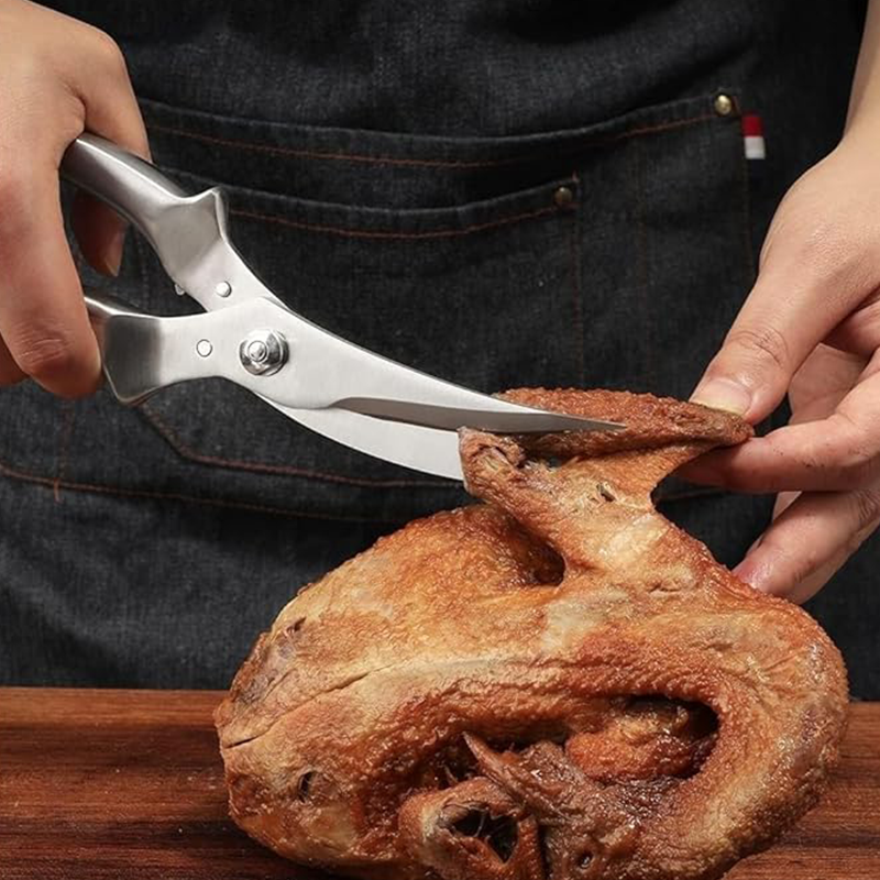 ✂️ NUR FÜR KURZE ZEIT 50% RABATT! 🔪 Hochleistungs-Küchenschere – federbelastet, schneidet Knochen &  Kräuter 🌿