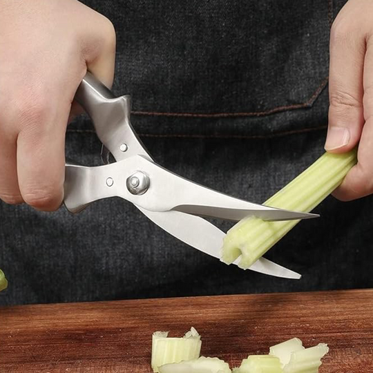 ✂️ NUR FÜR KURZE ZEIT 50% RABATT! 🔪 Hochleistungs-Küchenschere – federbelastet, schneidet Knochen &  Kräuter 🌿
