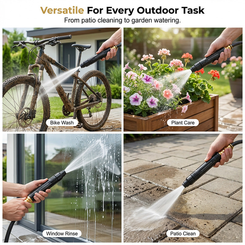 🚀OFFRE EXCEPTIONNELLE : 50 % DE RÉDUCTION ! Buse de jet d’eau haute pression à pulvérisation directe - Lavez à la maison et faites de grosses économies ! 🔥💦