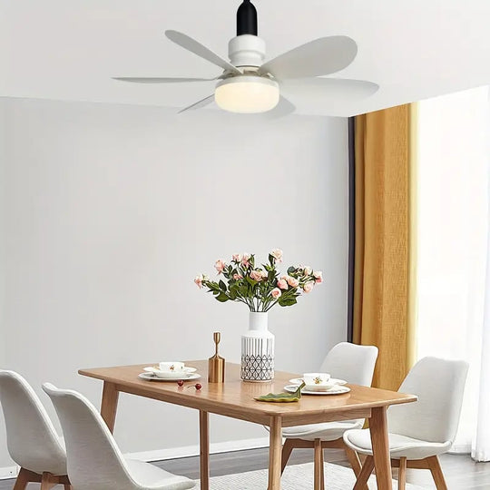 ⏳SALDI ULTIMO GIORNO 🔥Ventilatore da soffitto a LED da 40 W con luce integrata – 52 cm (20,5”), ultra silenzioso con telecomando. 🎯 | E27 + Adattatore B22 GRATUITO 🔌 | Per la camera da letto 😴,  Cucina 👩‍🍳 &  Garage 🛠️