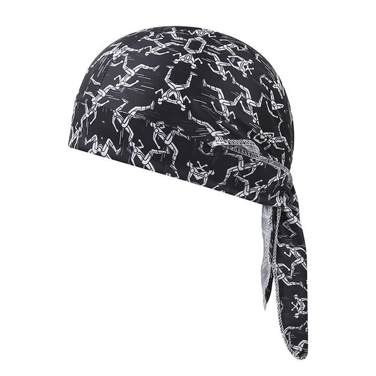 Paisley Cooling Headscarf Set Caps, Moto Pirate Head Wrap Bezpečnostní vložka do helmy, Elastic Fit Ručně omyvatelné multifunkční outdoorové pokrývky hlavy pro sportovce & Outdoorové nadšence