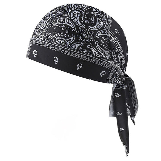 Paisley Cooling Headscarf Set Caps, Moto Pirate Head Wrap Bezpečnostní vložka do helmy, Elastic Fit Ručně omyvatelné multifunkční outdoorové pokrývky hlavy pro sportovce & Outdoorové nadšence