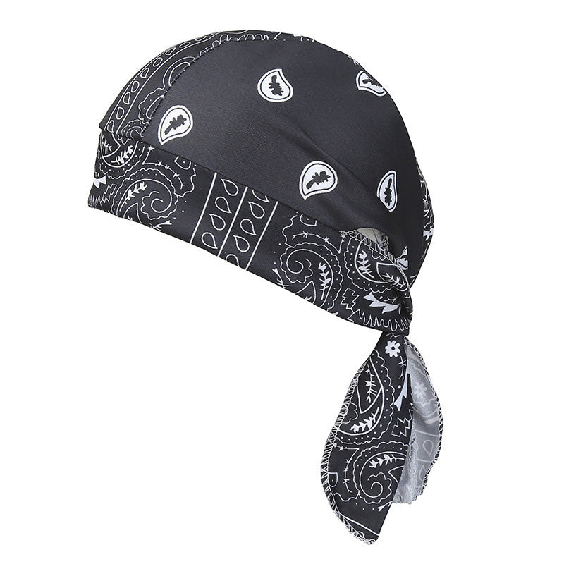 Paisley Cooling Headscarf Set Caps, Moto Pirate Head Wrap Bezpečnostní vložka do helmy, Elastic Fit Ručně omyvatelné multifunkční outdoorové pokrývky hlavy pro sportovce & Outdoorové nadšence