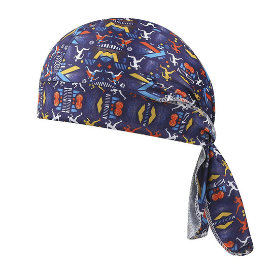 Paisley Cooling Headscarf Set Caps, Moto Pirate Head Wrap Bezpečnostní vložka do helmy, Elastic Fit Ručně omyvatelné multifunkční outdoorové pokrývky hlavy pro sportovce & Outdoorové nadšence