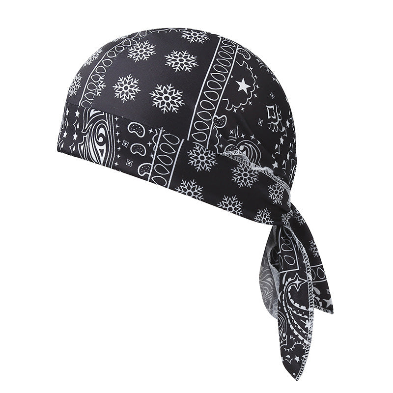 Paisley Cooling Headscarf Set Caps, Moto Pirate Head Wrap Bezpečnostní vložka do helmy, Elastic Fit Ručně omyvatelné multifunkční outdoorové pokrývky hlavy pro sportovce & Outdoorové nadšence