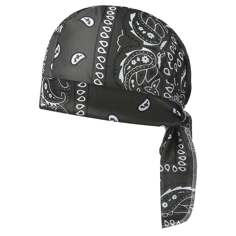 Paisley Cooling Headscarf Set Caps, Moto Pirate Head Wrap Bezpečnostní vložka do helmy, Elastic Fit Ručně omyvatelné multifunkční outdoorové pokrývky hlavy pro sportovce & Outdoorové nadšence