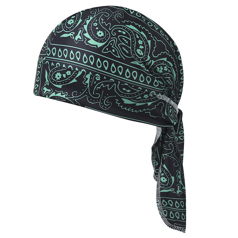 Paisley Cooling Headscarf Set Caps, Moto Pirate Head Wrap Bezpečnostní vložka do helmy, Elastic Fit Ručně omyvatelné multifunkční outdoorové pokrývky hlavy pro sportovce & Outdoorové nadšence