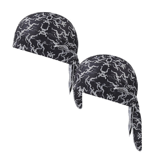 Paisley Cooling Headscarf Set Caps, Moto Pirate Head Wrap Bezpečnostní vložka do helmy, Elastic Fit Ručně omyvatelné multifunkční outdoorové pokrývky hlavy pro sportovce & Outdoorové nadšence