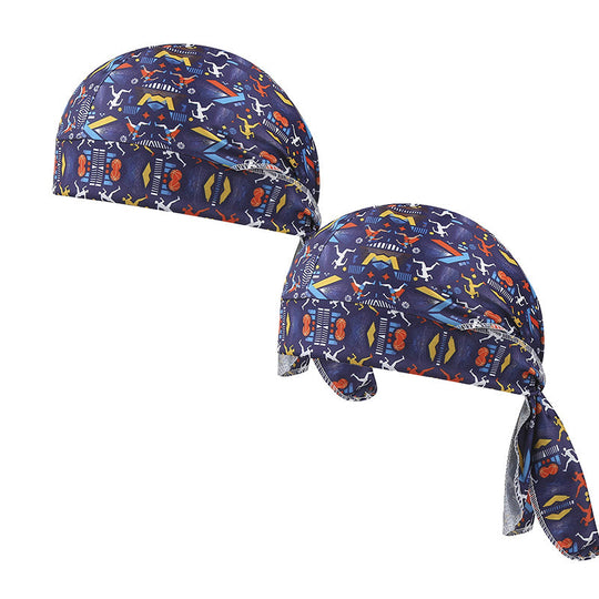 Paisley Cooling Headscarf Set Caps, Moto Pirate Head Wrap Bezpečnostní vložka do helmy, Elastic Fit Ručně omyvatelné multifunkční outdoorové pokrývky hlavy pro sportovce & Outdoorové nadšence