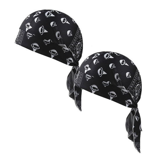 Paisley Cooling Headscarf Set Caps, Moto Pirate Head Wrap Bezpečnostní vložka do helmy, Elastic Fit Ručně omyvatelné multifunkční outdoorové pokrývky hlavy pro sportovce & Outdoorové nadšence