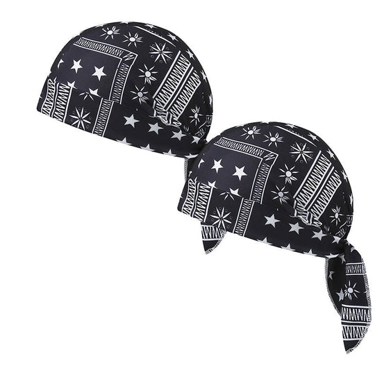 Paisley Cooling Headscarf Set Caps, Moto Pirate Head Wrap Bezpečnostní vložka do helmy, Elastic Fit Ručně omyvatelné multifunkční outdoorové pokrývky hlavy pro sportovce & Outdoorové nadšence