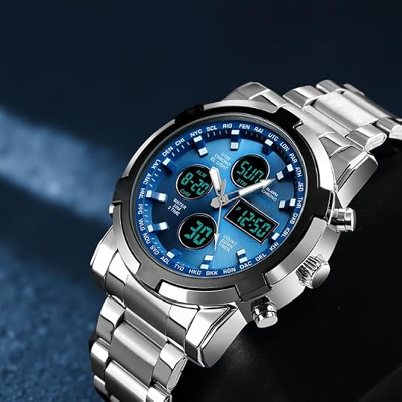 ⌚ 50% OFF NOW! 🔥 Men‘s Military Watch – Analog-Digital Display, Waterproof & Shock-Resistant 🛡️