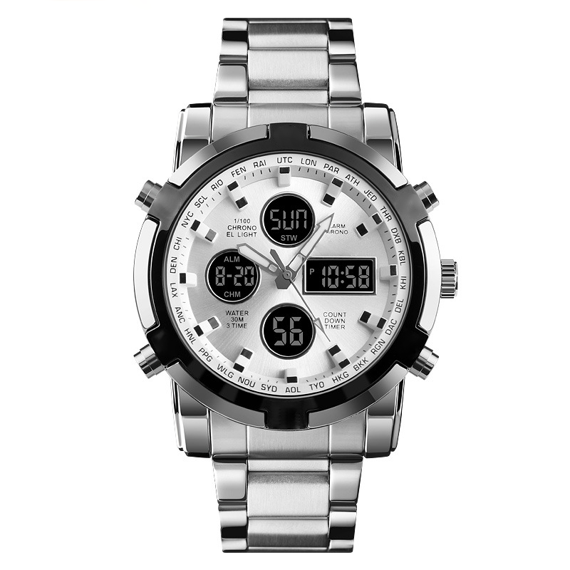 ⌚ 50% OFF NOW! 🔥 Men‘s Military Watch – Analog-Digital Display, Waterproof & Shock-Resistant 🛡️