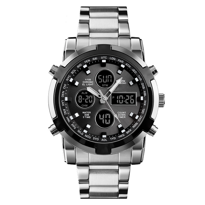 ⌚ 50% OFF NOW! 🔥 Men‘s Military Watch – Analog-Digital Display, Waterproof & Shock-Resistant 🛡️