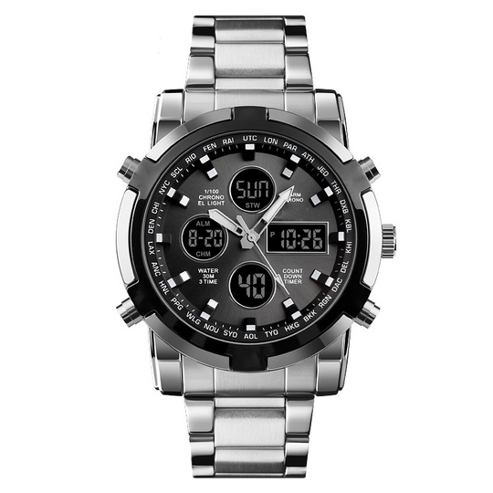 ⌚ 50% OFF NOW! 🔥 Men‘s Military Watch – Analog-Digital Display, Waterproof & Shock-Resistant 🛡️