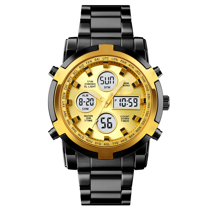 ⌚ 50% OFF NOW! 🔥 Men‘s Military Watch – Analog-Digital Display, Waterproof & Shock-Resistant 🛡️