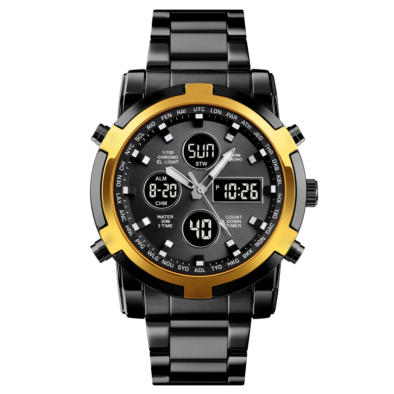⌚ 50% OFF NOW! 🔥 Men‘s Military Watch – Analog-Digital Display, Waterproof & Shock-Resistant 🛡️