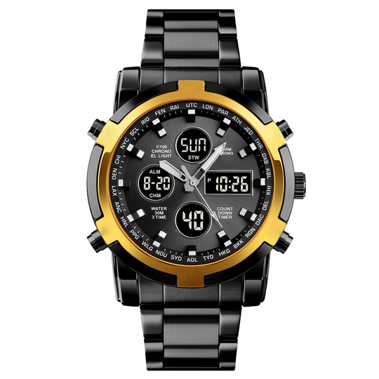 ⌚ 50% OFF NOW! 🔥 Men‘s Military Watch – Analog-Digital Display, Waterproof & Shock-Resistant 🛡️